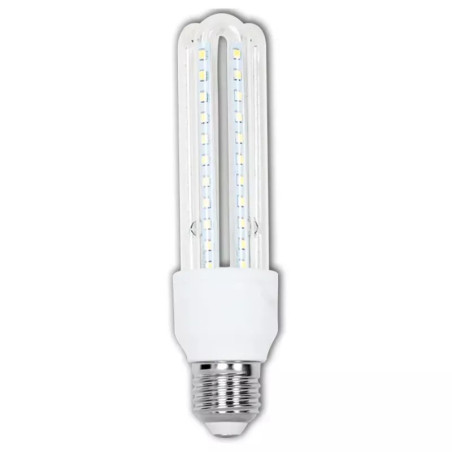 Żarówka LED 12W E27 1180lm zimna 6500K w kształcie U ze szkła