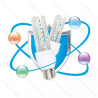 Żarówka LED 12W E27 1180lm zimna 6500K w kształcie U ze szkła