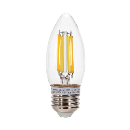 Żarówki LED filament Bluetooth Mesh C35 4,5W E27 2700-6500K zestaw 2 szt.