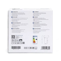 Reflektor LED 24W czarny 2700 lm zimna barwa 6500K dwuprzewodowy