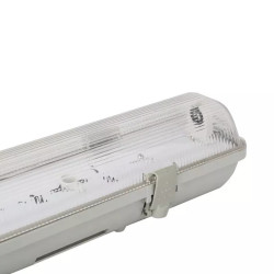 Hermetyczna oprawa świetlówkowa 1,2 m IP65 biały plastik z kablem 50 cm