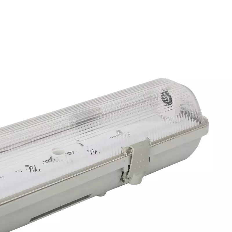 Hermetyczna oprawa świetlówkowa 1,2 m IP65 biały plastik z kablem 50 cm
