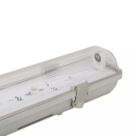 Hermetyczna oprawa świetlówkowa 1,2 m IP65 biały plastik z kablem 50 cm