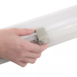 Hermetyczna oprawa świetlówkowa 1,2 m IP65 biały plastik z kablem 50 cm