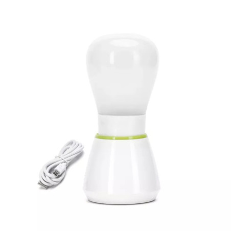 Lampka nocna LED akumulatorowa 0,5W 3000K 35lm USB biała
