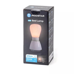 Lampka nocna LED akumulatorowa 0,5W 3000K 35lm USB biała