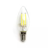 Żarówka LED filamentowa C35 E14 6W 6500K 660lm przezroczysta