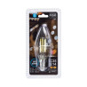 Żarówka LED filamentowa C35 E14 6W 6500K 660lm przezroczysta