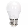 Żarówka LED G45 E27 4,8W RGB + ciepła biel 3000K z pilotem