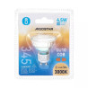 Żarówki LED GU10 4,5W 3000K ciepłe światło 2 sztuki szklane