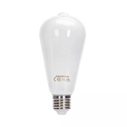 Żarówka LED Filament ST64 E27 8W ciepłe mlecznobiały klosz 900 lm