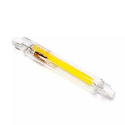 Żarnik LED R7S 9W 6500K 118mm przezroczysty do halogenów