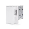 Kinkiet ścienny biały z oprawką GU10, max 35W, IP65, aluminium