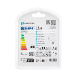 Zestaw 2 żarówek LED C37 E14 4.9W 6500K zimna barwa