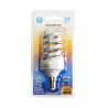 Żarówka LED spiralna E14 9W ciepłe światło 3000K 840lm szklana