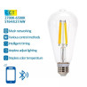 Żarówka LED ST64 6W E27 regulacja barwy 2700-6500K Bluetooth Mesh