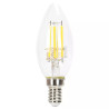 Żarówka LED filament C35 E14 4W zimna barwa 6500K przezroczysta