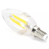 Żarówka LED filament C35 E14 4W zimna barwa 6500K przezroczysta