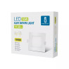 Panel LED 16W podtynkowy kwadratowy 3000K biały 1648lm ciepłe światło