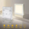 Panel natynkowy LED 12W barwa neutralna 4000K 1190lm kwadratowy