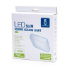Panel natynkowy LED 12W barwa neutralna 4000K 1190lm kwadratowy