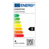 Żarówka LED mlecznobiała ST64 E27 4W 6500K 470lm zimna barwa