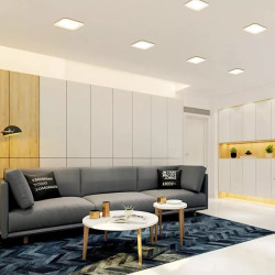 Panel LED podtynkowy kwadratowy 24W 4000K 2700 lm biały