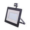 Reflektor LED 100W 4000K z czujnikiem ruchu czarny IP65