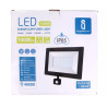 Reflektor LED 100W 4000K z czujnikiem ruchu czarny IP65