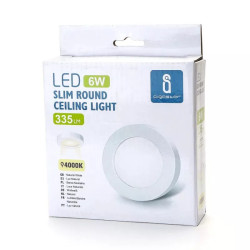 Panel natynkowy LED 6W biały 4000K 525lm krawędziowe podświetlenie