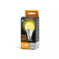 Żarówka LED A60 E27 21W ciepłe światło 3000K 2160lm biała