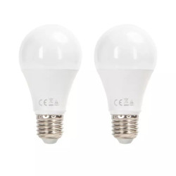Żarówki LED A60 E27 11W 3000K 2 sztuki - ciepłe światło do wnętrz