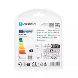 Żarówki LED A60 E27 11W 3000K 2 sztuki - ciepłe światło do wnętrz