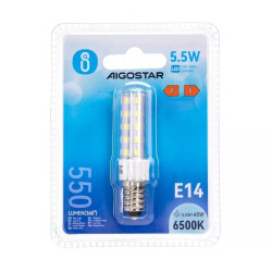 Żarówka LED E14 5,5W 6500K zimna barwa 550lm do wnętrz