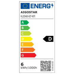 Żarówka LED E27 6W 850lm 2700-6500K regulowana Wi-Fi do domu