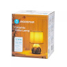 Lampa stołowa ceramiczna z oprawką E14 do 40W, biało-szara