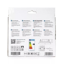 Kwadratowy downlight LED 9W 4000K 850lm biały do montażu podtynkowego