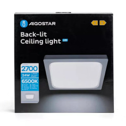 Panel natynkowy LED 24W 2700lm 6500K biały do wnętrz