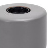 Stojąca lampa stołowa szara ceramiczna z gniazdem E27 do 60W