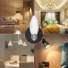 Żarówka LED świeczka C37 E27 4.9W 3000K 420lm biała do wnętrz