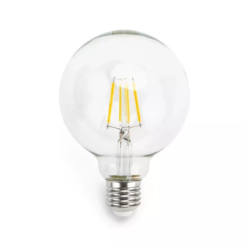 Żarówka LED Filament G95 E27 8W ciepła barwa 2700K 880lm