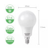 Żarówka LED A60 E14 6W zimna 6500K 510lm do wnętrz