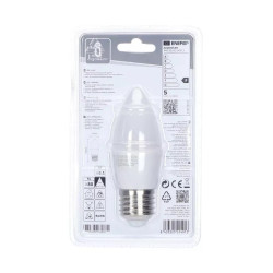 Żarówka LED świeczka C37 E27 4,9W 4000K barwa neutralna