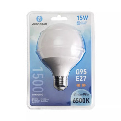 Żarówka LED kula G95 E27 15W 6500K 1500lm zimna barwa światła