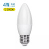 Żarówka LED świeczka E27 4W 3000K 340lm ciepłe światło biała