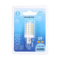 Żarówka LED G9 8W 6500K 880lm zimna barwa biała