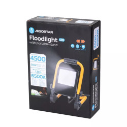 Lampa robocza przenośna 50W 6500K IP65 żółta z kablem 1,8 m