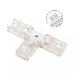 Łącznik do paska świetlnego typu T 250V 2,5A do rozgałęzień 10 mm