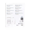 Lampa robocza LED 50W 6500K z akumulatorem i kablem USB żółta