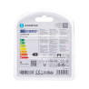 Zestaw 2 żarówek LED G45 E27 9W 3000K biały plastik ciepłe światło